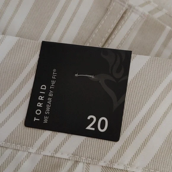 Torrid Tank Stripe Shorts Size 20 - Picture 6 of 10